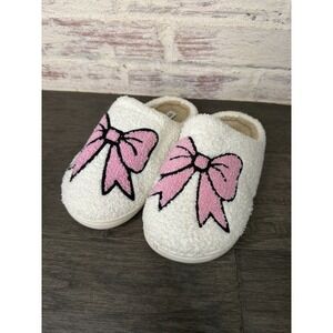 Katy Did Pink How Memory Foam Hard Bottom Slipper M/L Women's 10